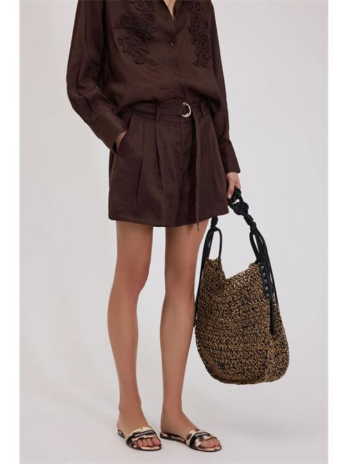 Short in lino ERMANNO FIRENZE | D48EP054CCE37MF19000420